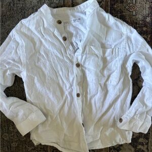 Zara kids white button up